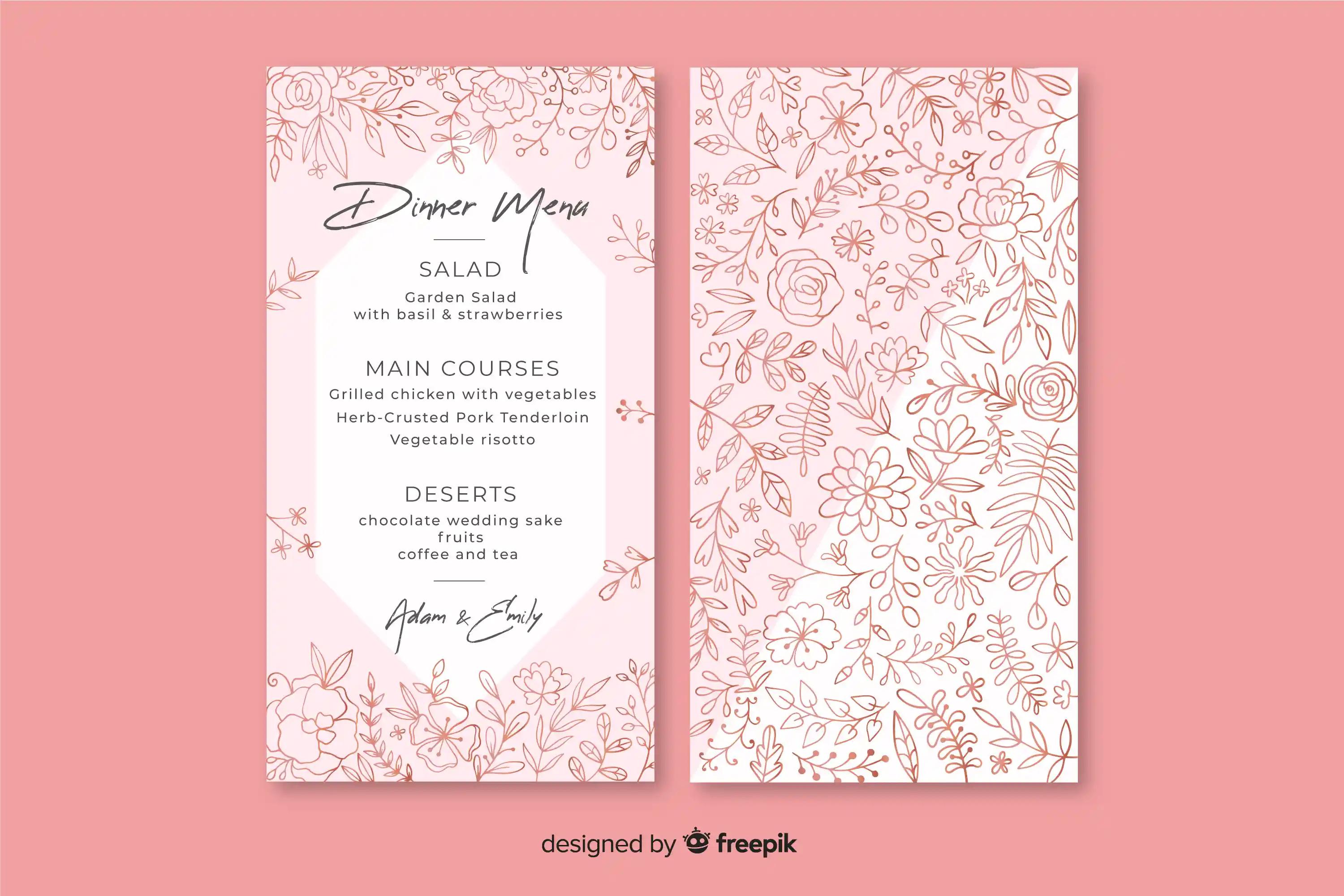 15 idées de menu mariage