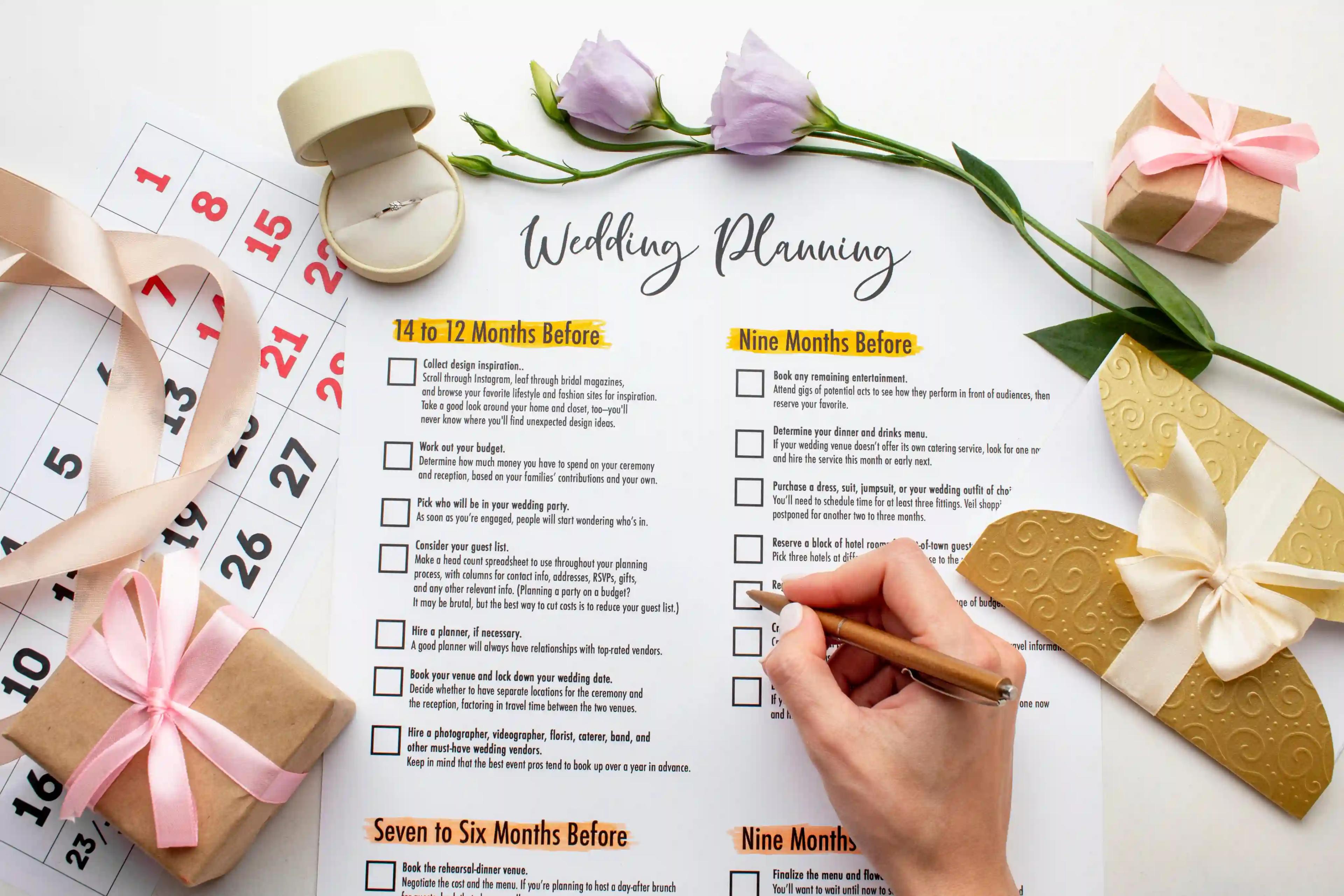 Rétroplanning mariage traiteur